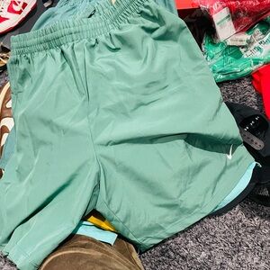Nike Kids Green Shorts